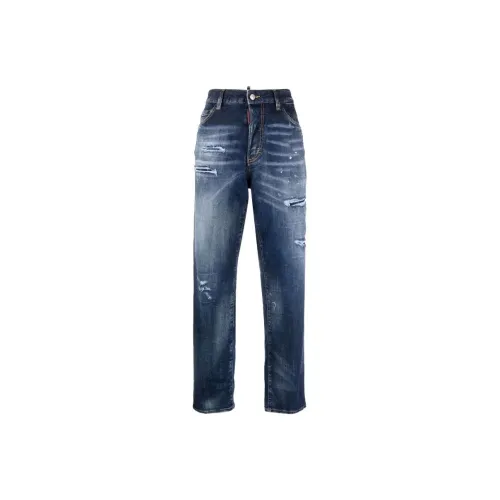 DSQUARED 2 Distressed High waisted Jeans
