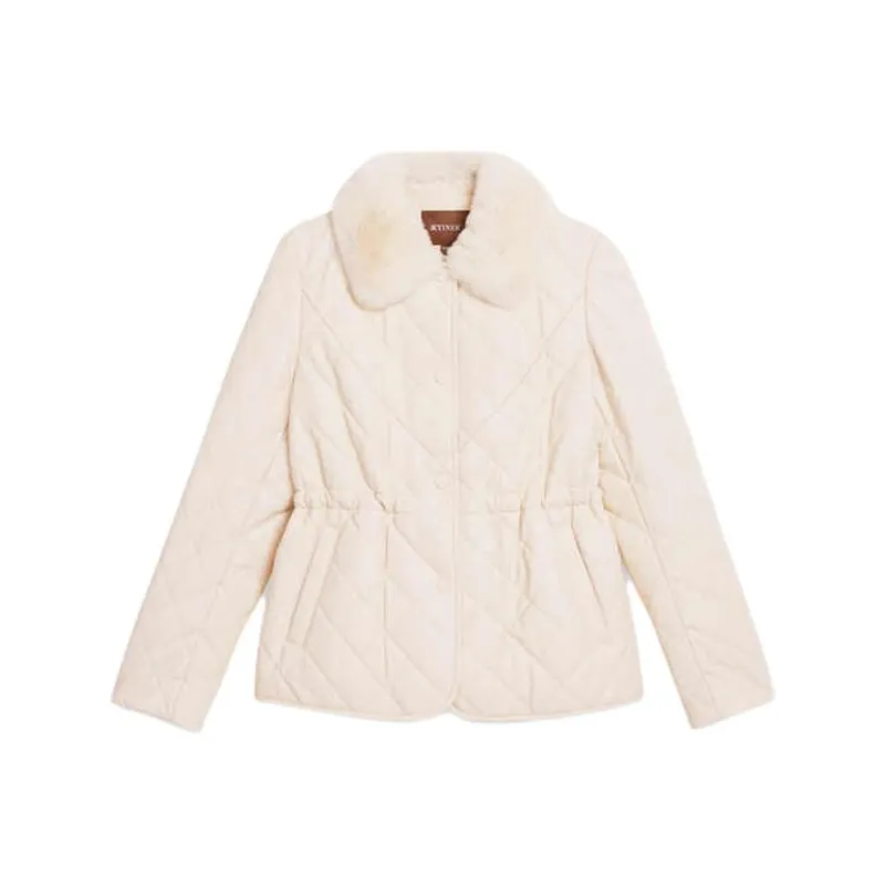 Yiner Puffer Jacket Women's Raw White-0