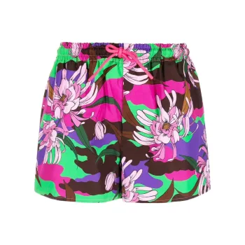 Moncler Floral print Drawstring Shorts