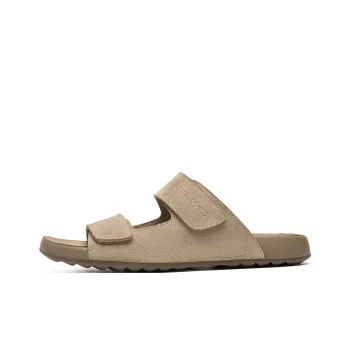 C°BANNER Rubber Sole Slip Resistant Quick Dry Slide Slippers Men's Apricot
