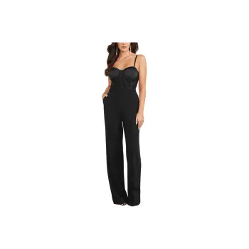 GUESS Devona Strapless Jumpsuit Jumpsuit Women's Black