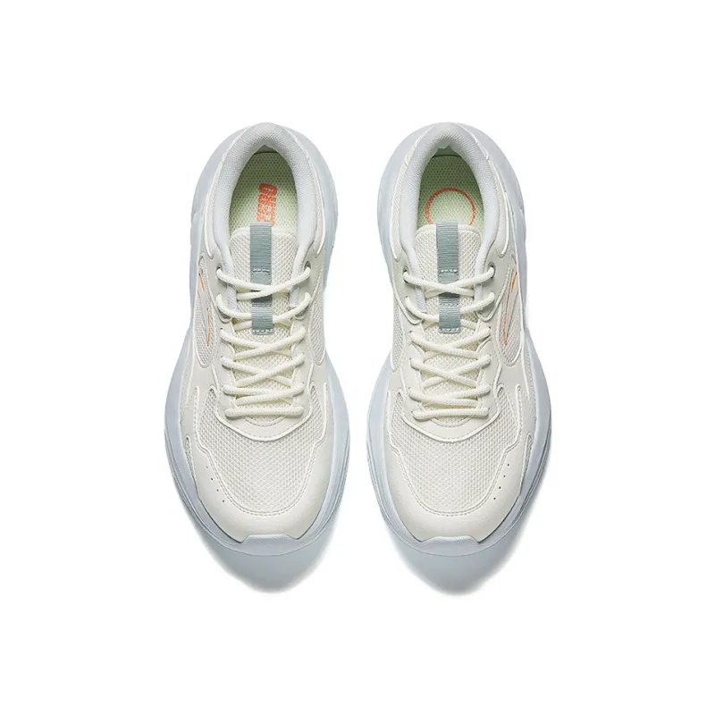 Anta Little Millennium Slip Resistant And Breathable Low Top Casual Shoes Women's White-2