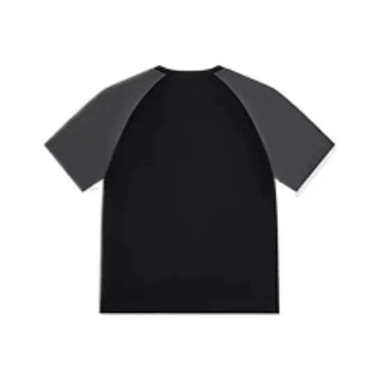 QIAODAN T Shirt Men's Black/Black Sand Gray-1