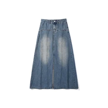 FHMY Denim Long Skirts Women's