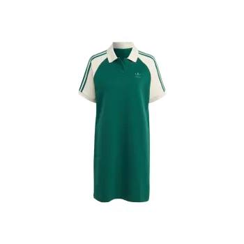 Adidas Originals Short Sleeved Dresses Women's Dark Green