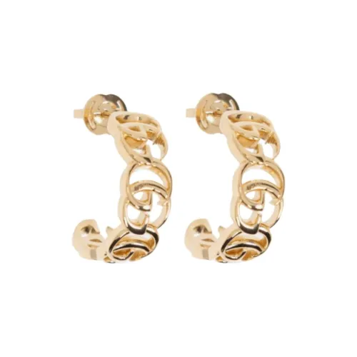 GUCCI Gold Plated Earrings Unisex Gold