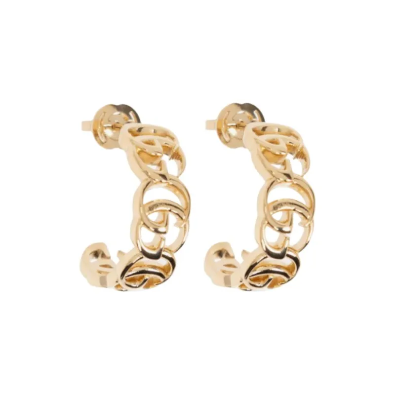 GUCCI Gold Plated Earrings Unisex Gold-0