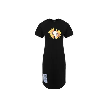 McQ Alexander McQueen Short Sleeved Dresses Women's Black