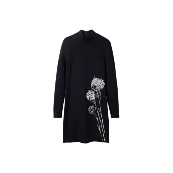 Desigual Long Sleeved Dress Women's Black