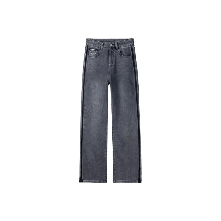 MITUAN Straight Jeans Women's Smoke Gray-0