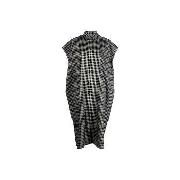 Balenciaga SS21 Short-Sleeved Dresses Regular Fit Women's Black