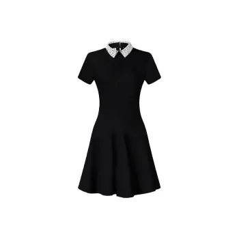 FILA Golf Series Short Sleeved Dress Women's Includes Shorts Pitch Black