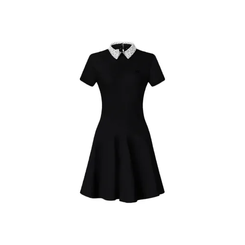 FILA Golf Series Short Sleeved Dress Women's Includes Shorts Pitch Black