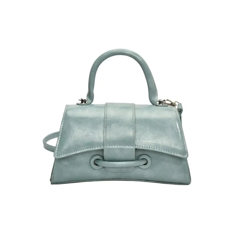 Yalu PU Crossbody One Shoulder Handbag Women's Blue/Pink/Silver/Black/White-0