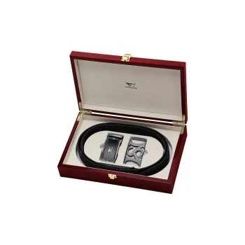SEPTWOLVES Split Cow Leather Belts Men's Width 3.5cm