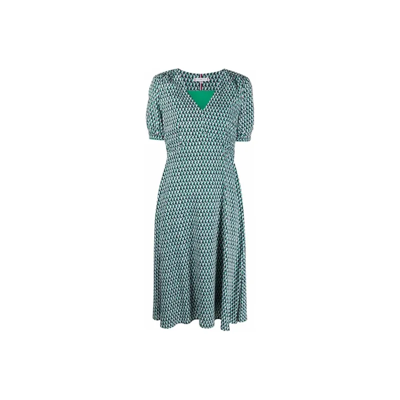 Tommy Hilfiger Dress Women's Green-0