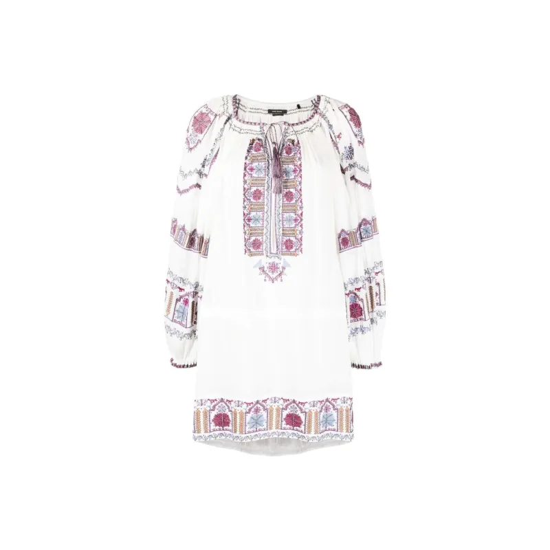 ISABEL MARANT Long-Sleeved Dresses Women's White-0