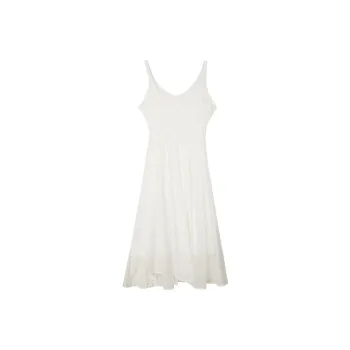EIDOLON GRAIN Slip Dress Women's White