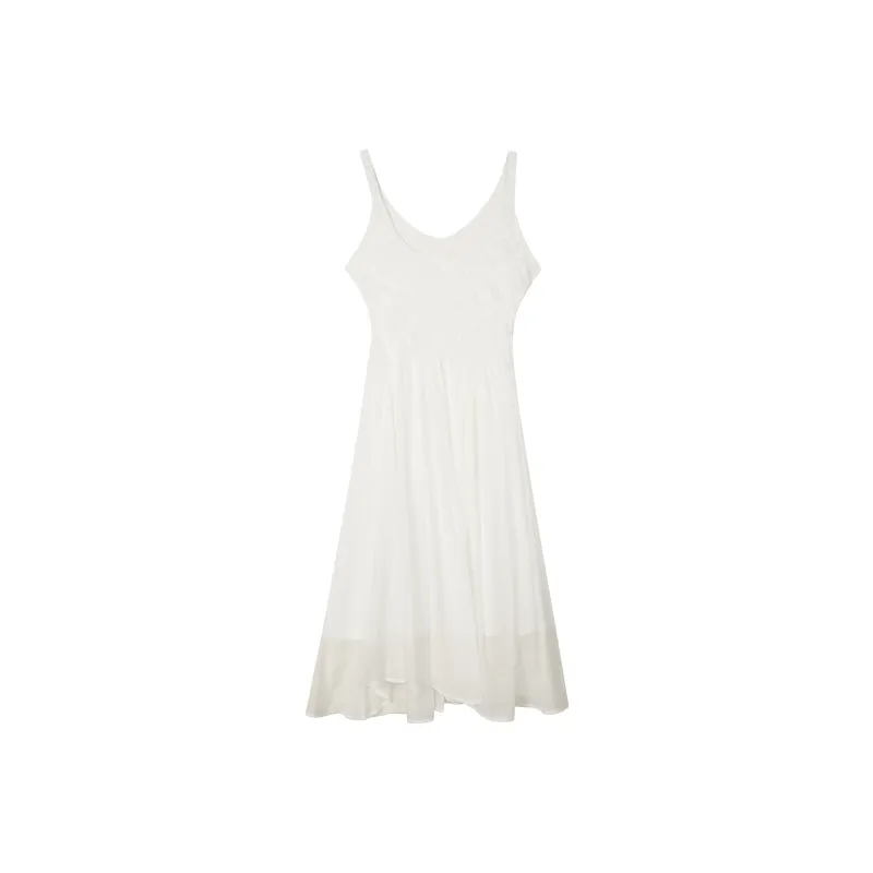 EIDOLON GRAIN Slip Dress Women's White-0