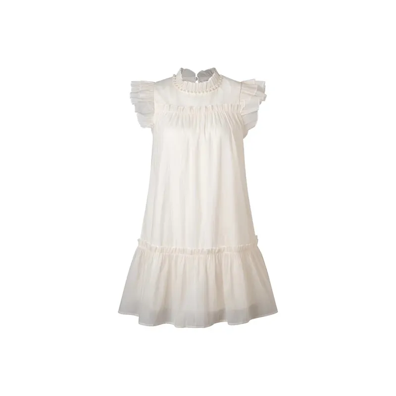 Incolore Short Sleeved Dresses Women's Apricot-0