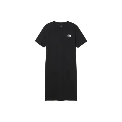 THE NORTH FACE W'S Essential S/S Midi Dress Short Sleeved Dress Women's Black
