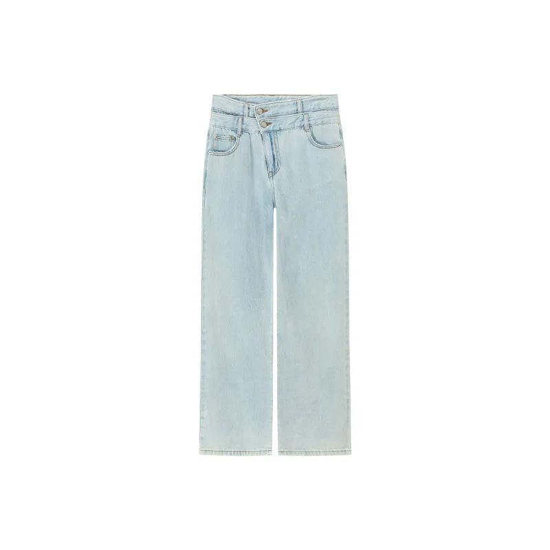 CHUU Jeans Women's Light Denim Blue-0