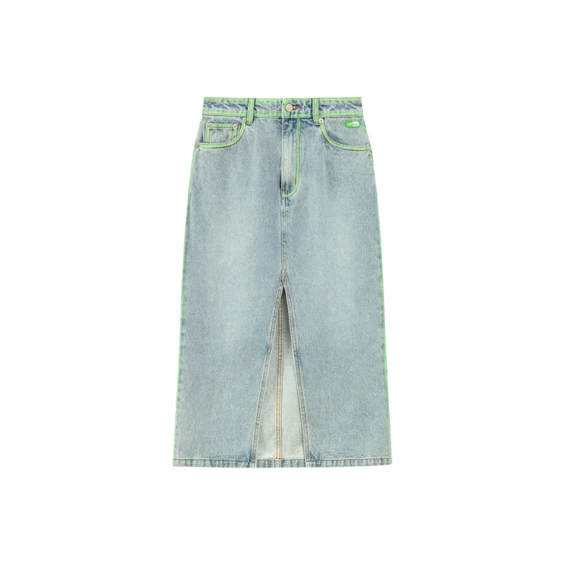 CHUU Denim Long Skirts Women's-0
