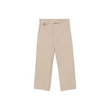 Brunello Cucinelli Embellished Cropped Chino Trousers