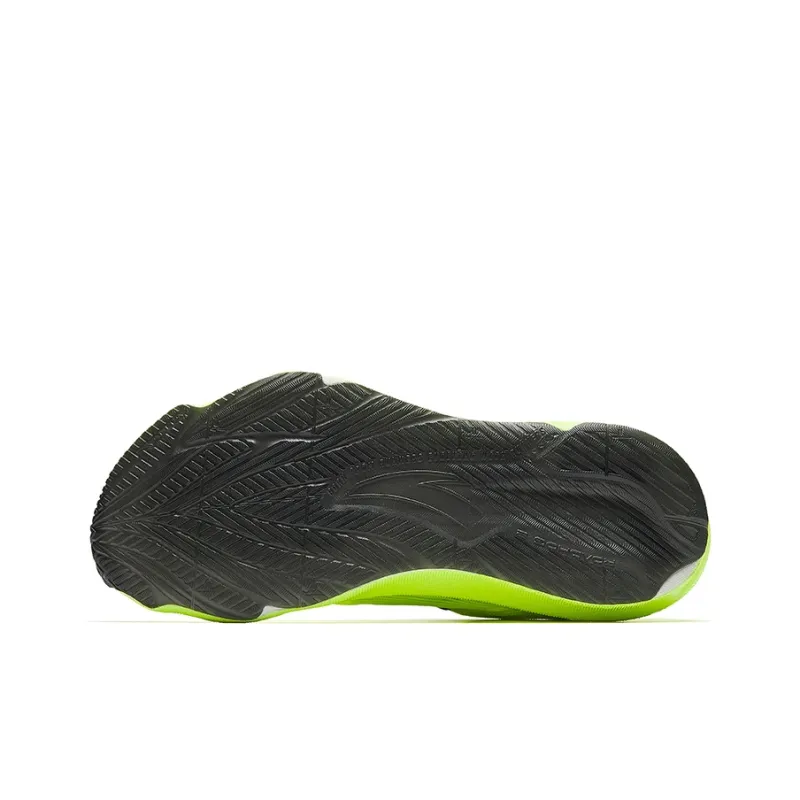 Anta Asphalt Road Fighter 1.0 Slip Resistant And Breathable Low Top Casual Running Shoes Men's Green-4
