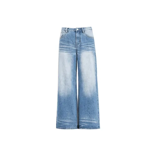 EOEI Jeans Women's Gradient Blue