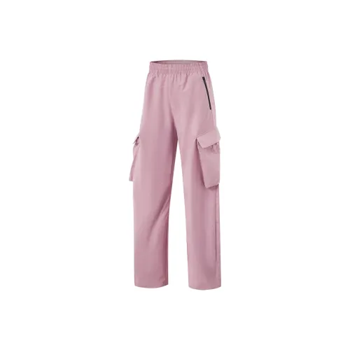 LiNing Fitness Series Casual Pants Women's Dry Rose Pink