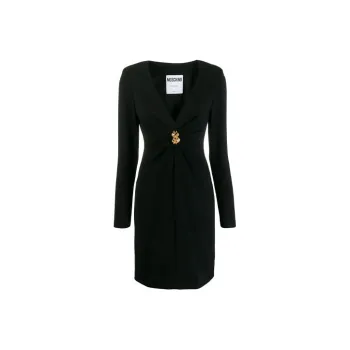 MOSCHINO Long-Sleeved Dresses Women's Black