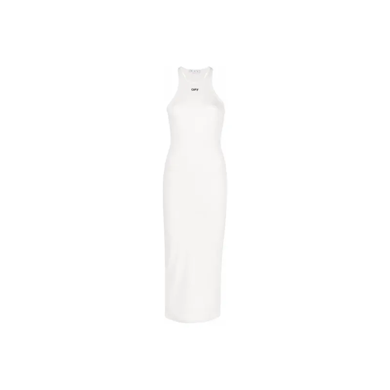OFF-WHITE Sleeveless Dresses Women's White-0