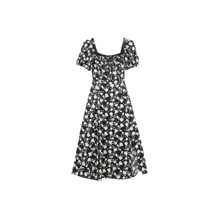 HUASJ Short Sleeved Dresses Women's Multicolor-0