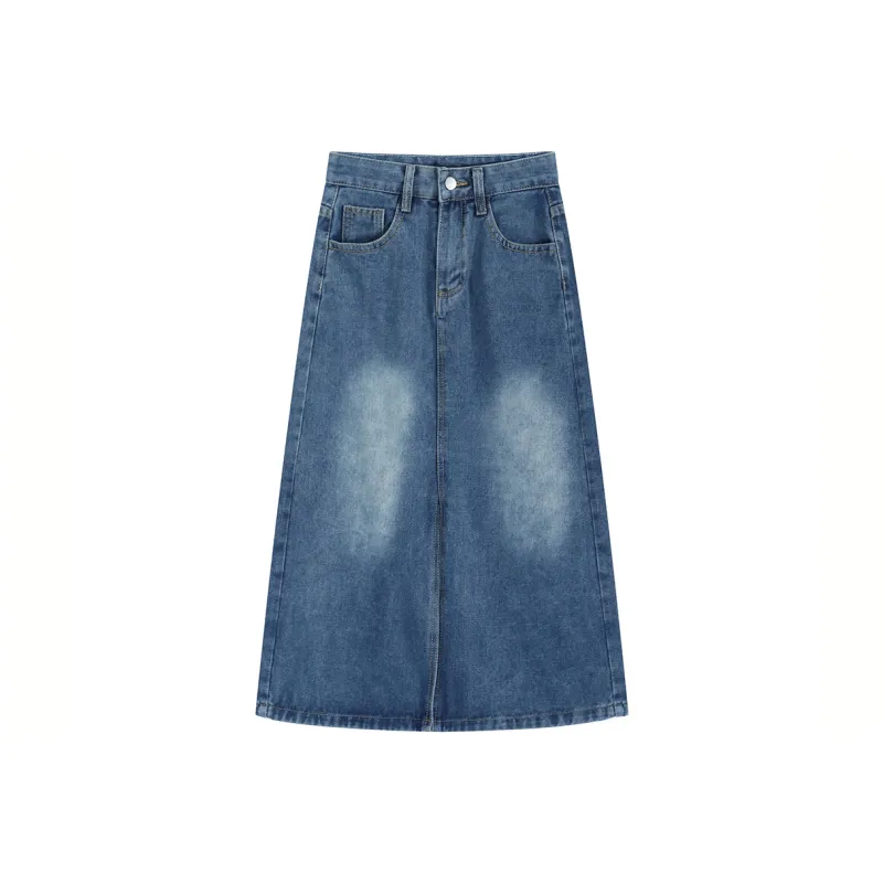 DGMZ Denim Long Skirts Women's Blue-0
