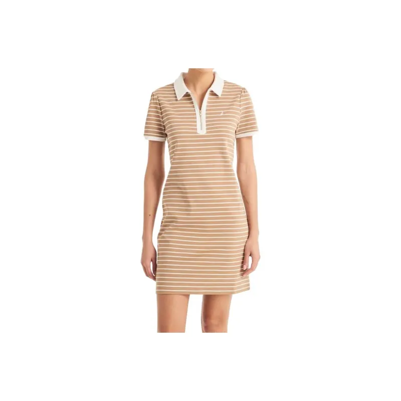 NAUTICA Short-Sleeved Dresses Women's Coastal Tan-0