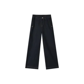 HIPPIEMISS Jeans Women's Normal Washed Blue