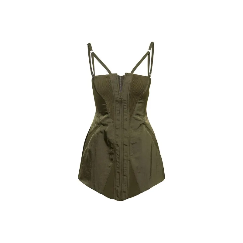 DION LEE Panelled A-line Minidress-0