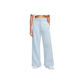 Nike Sportswear Phoenix Fleece Knitted Sports Pants Women's Light Shell Blue