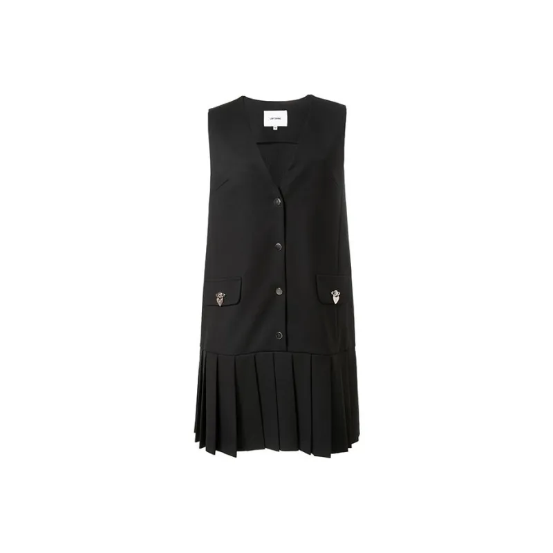LOFT SHINE Sleeveless Dresses Women's Black-0