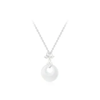 SINO GEM Chalcedony Jade Necklaces Women's