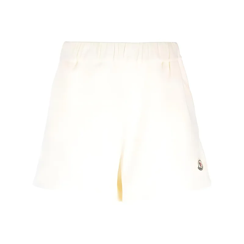 Moncler Logo patch Velour Shorts-0