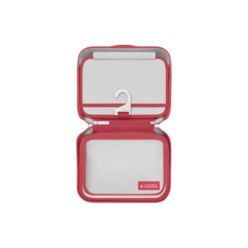 RIMOWA Recycled Nylon Toiletry Bag Women's Garnet Red-6