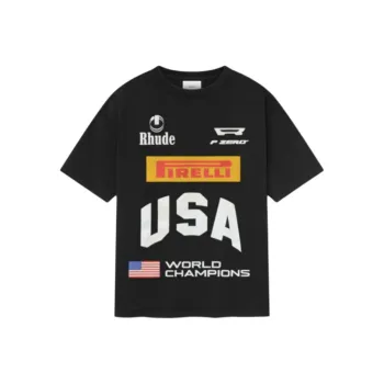 Beinaili X RHUDE Pirelli, Collaboration Edition T Shirts Unisex Black