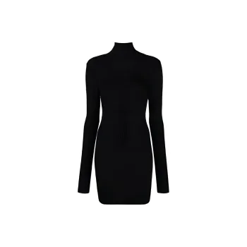 Givenchy Long Sleeved Dresses Women's Black