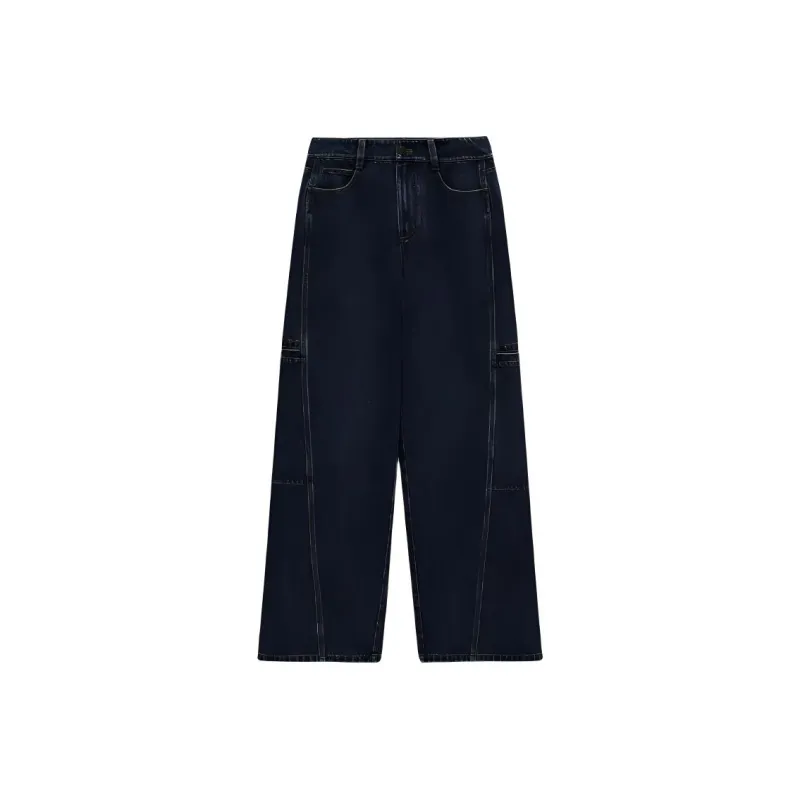 INSUN Jeans Women's Deep Sea Blue-0