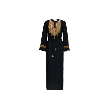 TORY BURCH Long-Sleeved Dresses Women's Black