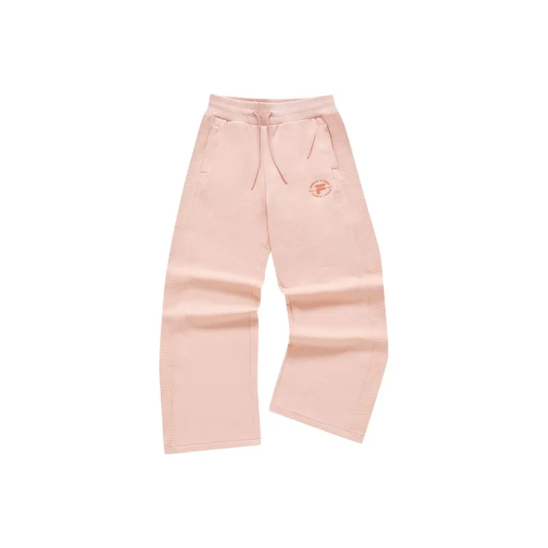 FILA FUSION Knitted Sweatpants Women's Enchanting Orange-0
