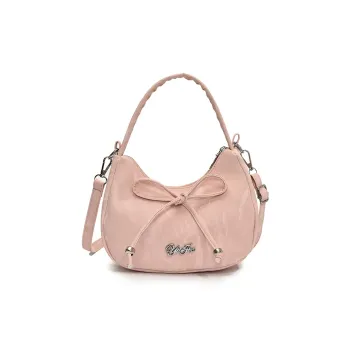 Yalu PU Crossbody Handbag Regular Women's Pink/Blue/Black/Silver/White