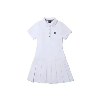 FILA Short Sleeved Dress Women's White